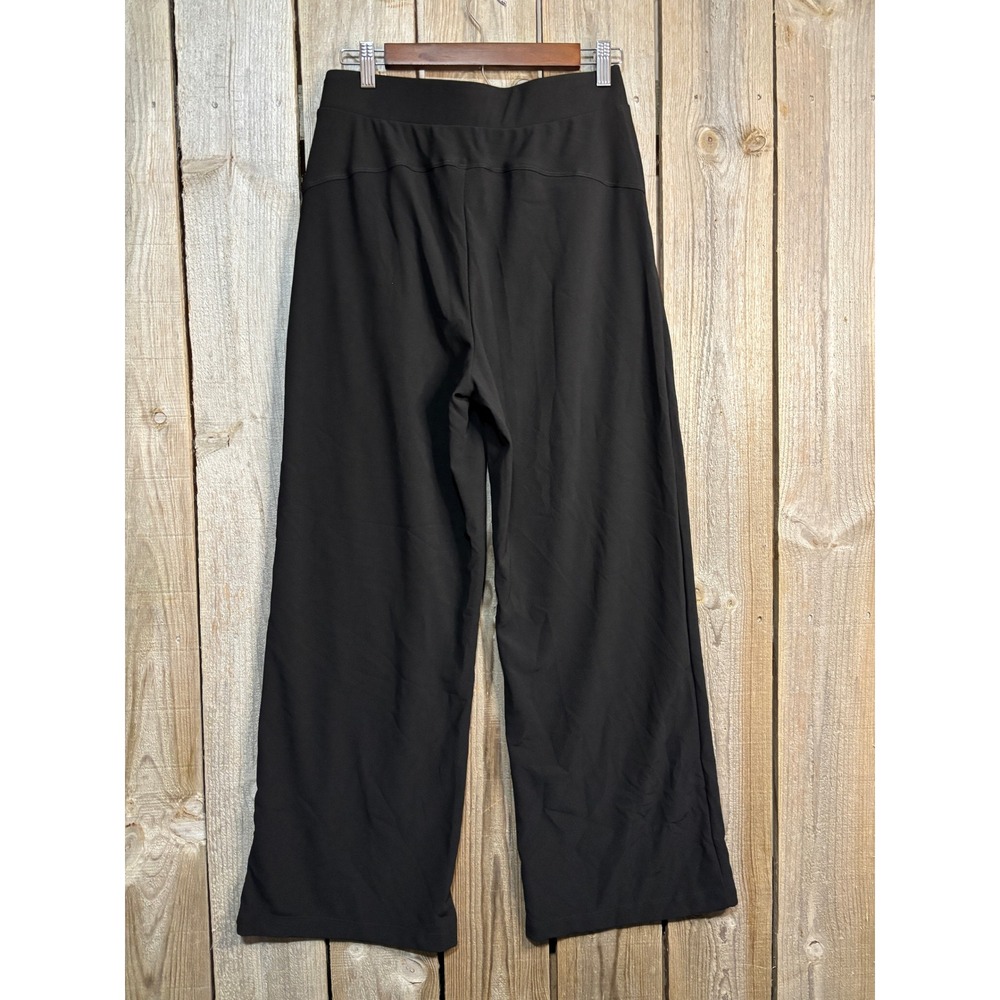 Halara Black Wide Leg Pleated High Waisted Dress Pants‎ Size M Regular 02770955 - Picture 3 of 6